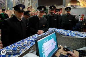 حضور خدام حرم مطهر رضوی در ویژه برنامه لبنان در پناه امام رئوف