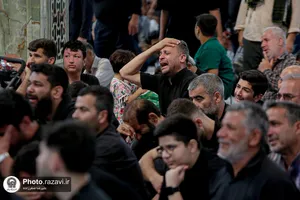 مراسم چهارپایه خوانی در حرم مطهر رضوی