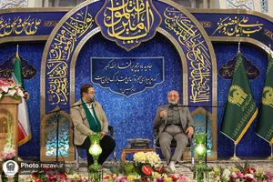 جشن میلاد امیرالمومنین در حرم مطهر رضوی