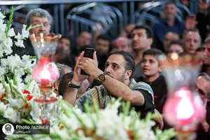 عزاداری هیئت مکتب العباس در رواق امام خمینی(ره)