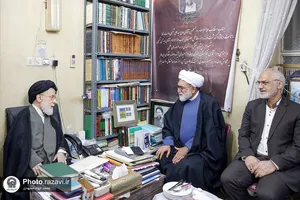 دیدار تولیت آستان قدس رضوی با نماینده ولی فقیه، علما و روحانیون در اهواز