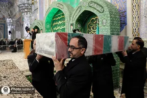 مراسم گرامیداشت حماسه ٩ دی در حرم مطهر رضوی