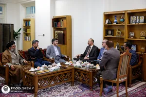 بازدید رئیس کتابخانه غازی خسروبیک از موسسات فرهنگی آستان قدس رضوی