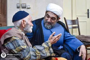دیدار خادمان بسیجی آستان قدس رضوی با خانواده شهیدان رمارم