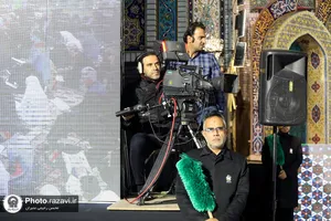 پوشش رسانه ای مراسم شب قدر حرم مطهر رضوی