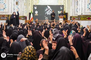 مراسم عزاداری ویژه ناشنوایان در حرم مطهر رضوی