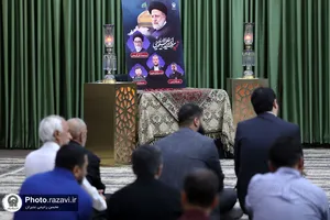 گرامیداشت شهدای خدمت در بیت آیت الله علم&zwnj;الهدی