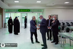 پذیرایی از پزشکان مشهدی در مهمانسرای حضرت