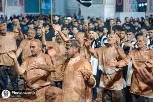 عزاداری هیأت&zwnj;های مذهبی استان چهارمحال و بختیاری در حسینیه حرم