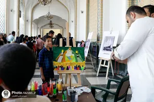 نمایشگاه خطاطی و نقاشی نوجوانان غیرایرانی