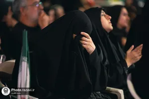 عزاداری شب تاسوعای حسینی در اجتماع مردمی میدان جانباز مشهد