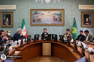 نشست پایش عملکرد هشت ماهه سازمان علمی و فرهنگی آستان قدس رضوی