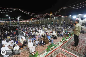 جشن ولادت حضرت رسول ویژه زائرین عرب زبان در حرم مطهر رضوی