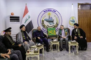 دیدار سفیران امام رئوف علیه‌السلام با مسئولین ارشد استان واسط عراق
