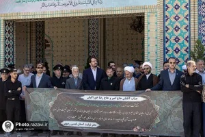تشییع پیکر مادر شهیدان خوراکیان