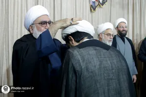 حضور تولیت آستان قدس رضوی در مدرسه علمیه امام خمینی (ره) مشهد