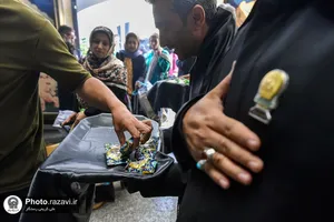 استقبال از زائرین دهه آخر صفر در پایانه مسافری مشهد