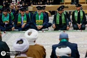 آیین خطبه&zwnj;خوانی خادمان حرم مطهر حضرت معصومه سلام الله علیها