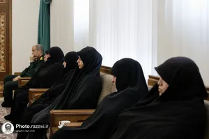 دیدار جمعی از فرماندهان سپاه امام رضا(ع) و پاسداران یگان حفاظت حرم مطهر رضوی با تولیت آستان قدس رضوی