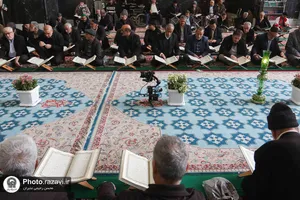 پوشش تصویری محافل قرآنی حرم مطهر رضوی