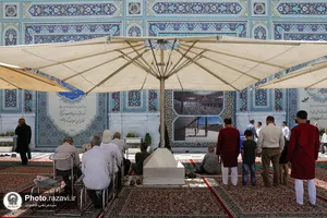 سایه بر سر زائران امام مهربانی