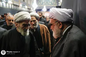 مجلس روضه فاطمیه در حرم مطهر رضوی-2