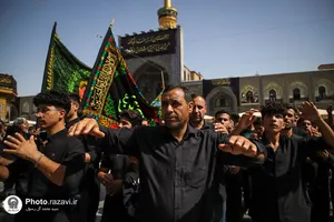 عزاداری روز شهادت حضرت رسول و امام حسن مجتبی علیهم&zwnj;السلام در حرم مطهر رضوی -3