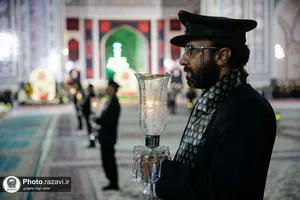 آیین خطبه خوانی شب شهادت امام رضا علیه السلام در حرم مطهر رضوی - 3