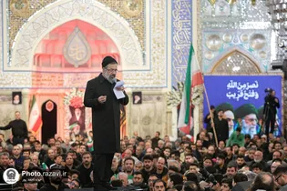 مراسم چهارپایه خوانی در حرم مطهر رضوی