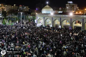 مراسم احیا شب بیست و یکم ماه مبارک رمضان در حرم مطهر رضوی - 2