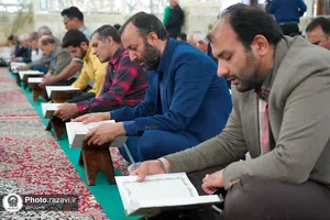 ترتیل خوانی قرآن کریم در آستان حسین بن موسی الکاظم