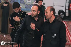 پشت&zwnj;صحنه برگزاری مراسم عزاداری سنتی &laquo;حسینیه حرم&raquo;