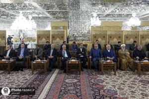 دیدار شرکت کنندگان بیست و هشتمین اجلاسیه سازمان اکو با تولیت آستان قدس رضوی-1
