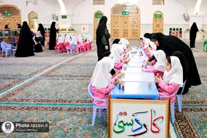 جشن ویژه نونهالان در حرم مطهر رضوی