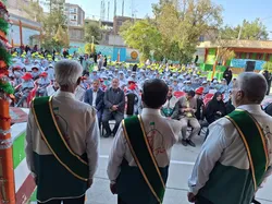 «زنگ مهر رضوی» در دبستان دخترانه شاهد بیرجند طنین انداز شد
