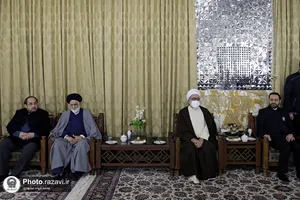 مراسم جشن میلاد امیرالمومنین در تالار ولایت حرم مطهر رضوی