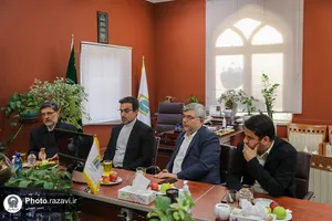 بازدید رئیس سازمان برنامه و بودجه کشور از فعالیت&zwnj;های آستان قدس رضوی
