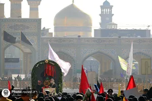 تشییع پیکر شهدای گمنام در مشهد