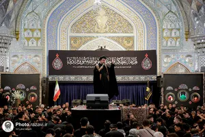 مراسم چهارپایه خوانی در حرم مطهر رضوی
