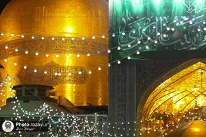 حال و هوای حرم امام رضا علیه&zwnj;السلام در شب میلاد حضرت زینب سلام الله علیها