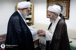 دیدار تولیت آستان قدس رضوی با مراجع تقلید در قم