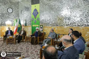 دیدار داوران چهارمین جشنواره بین&zwnj;المللی رسانه&zwnj;ای امام رضا علیه&zwnj;السلام با تولیت آستان قدس رضوی