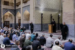 تشرف موکب داران سامرا به حرم مطهر رضوی