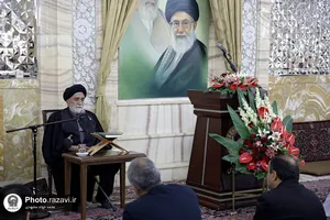 مراسم روز ولادت پیامبر اکرم(ص) و امام صادق(ع) در حرم مطهر رضوی