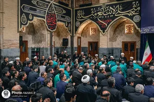عزاداری روز عاشورای حسینی با حضور تولیت آستان قدس رضوی