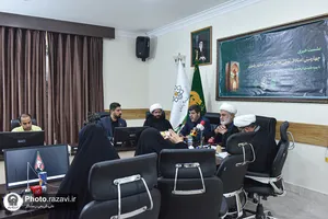 نشست خبری چهارمین اعتکاف علمی طلاب در حرم مطهر رضوی
