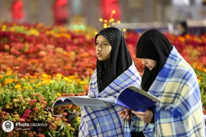 حضور نوجوانان دهه هشتادی در مراسم احیا ماه مبارک رمضان