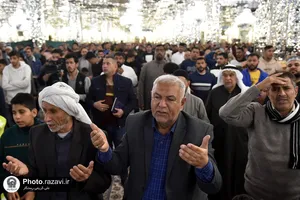 جشن میلاد امام محمد باقر علیه السلام در حرم مطهر رضوی
