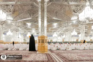 اختتامیه جشن تکلیف های دخترانه در حرم مطهر رضوی