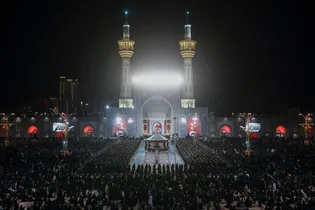 آئین خطبه‌خوانی شب عاشورا در حرم مطهر رضوی-2